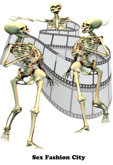 maglietta Skeleton Movie