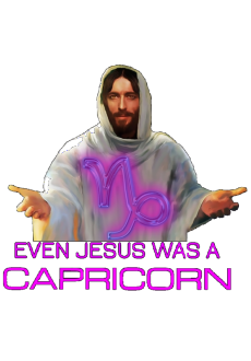 maglietta EVEN JESUS WAS A CAPRICORN