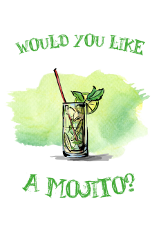 maglietta would you like a mojito?