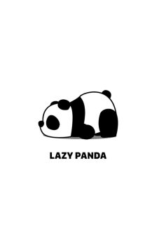 maglietta lazy panda 