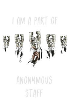 maglietta anonymous