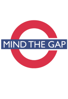 maglietta Mind the gap 