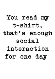 maglietta social interaction