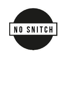 maglietta No Snitch Hoodie