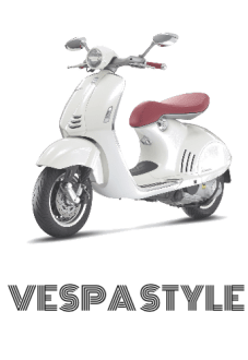 maglietta Vespa Style 