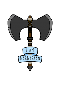maglietta D&D Project - I am Barbarian