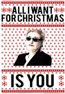 maglietta All i want for christmas Is Mara maionchi