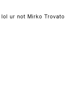 maglietta lol ur not Mirko Trovato 