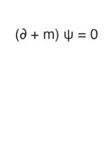 maglietta Equazione di Dirac