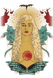 maglietta Game of Daenerys Targaryen