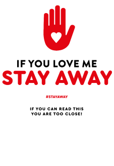 maglietta STAY AWAY SERIES