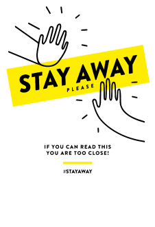 maglietta STAY AWAY SERIES - Design 2