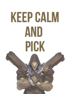 maglietta Keep calm and pick reaper