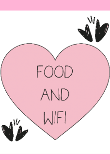 maglietta food and wifi