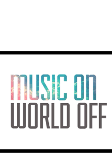 maglietta music on_world off