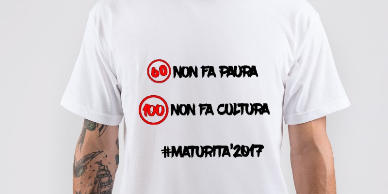 T Shirt Maturita 17 Di Leonardoperasso Personalizza Le Magliette Con Teeser