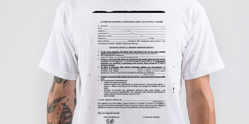 T hot sale shirt autocertificazione